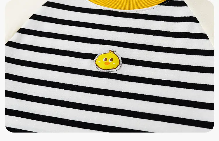 Doodle Boys Striped T-Shirt Yellow Shorts Summer Wear — feature 19