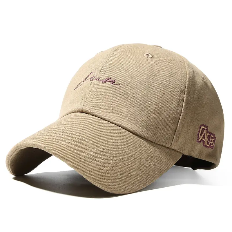 Women's Beige Four Seasons Baseball Cap with Logo - Image 3