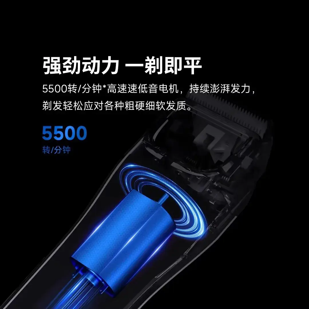 Rechargeable Electric Hair Clipper White Self-Shaving - Image 4
