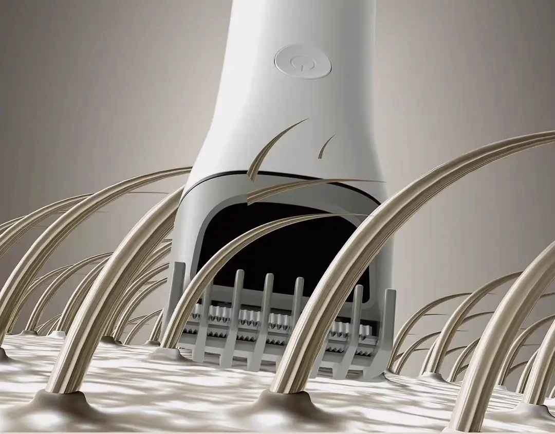 Rechargeable Electric Hair Clipper White Self-Shaving — feature 15