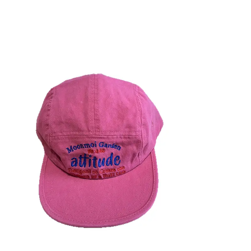 Women Blue Embroidered Flat Cap Sunshade
