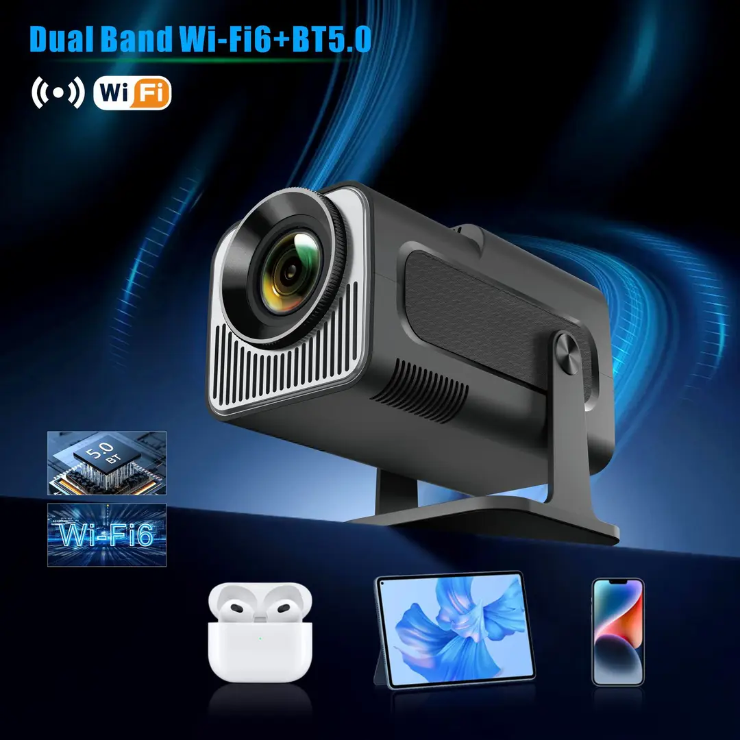 Cross-border HY320MINI projector short focus Android 13 HD 4K home theater portable HY300 projector - Image 5