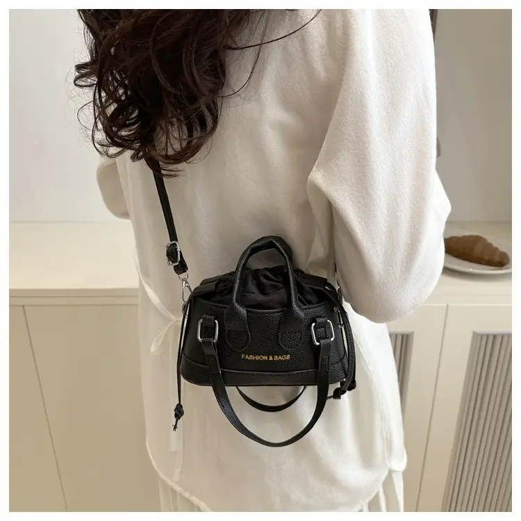 Cute Pink Textured Shoulder Bag for Women — feature 14