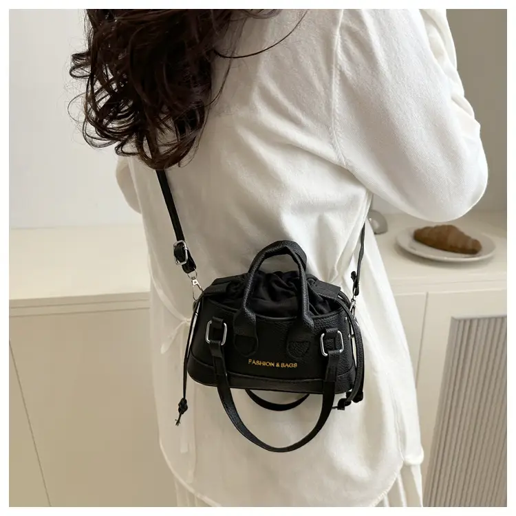 Cute Pink Textured Shoulder Bag for Women — feature 15