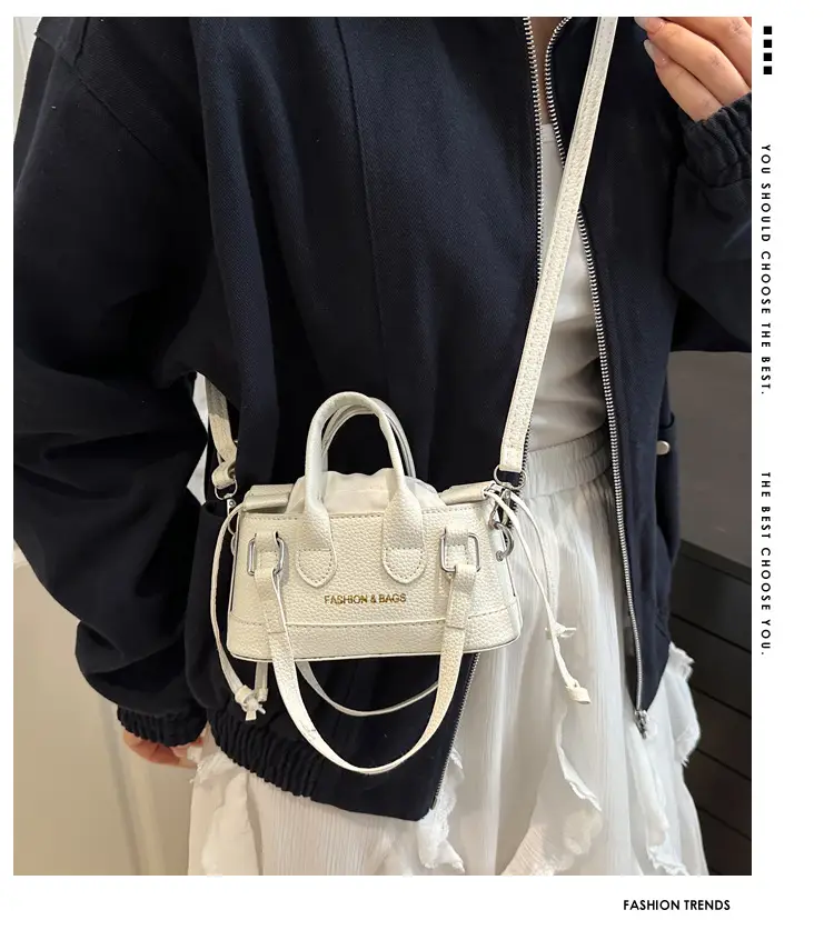 Cute Pink Textured Shoulder Bag for Women — feature 2