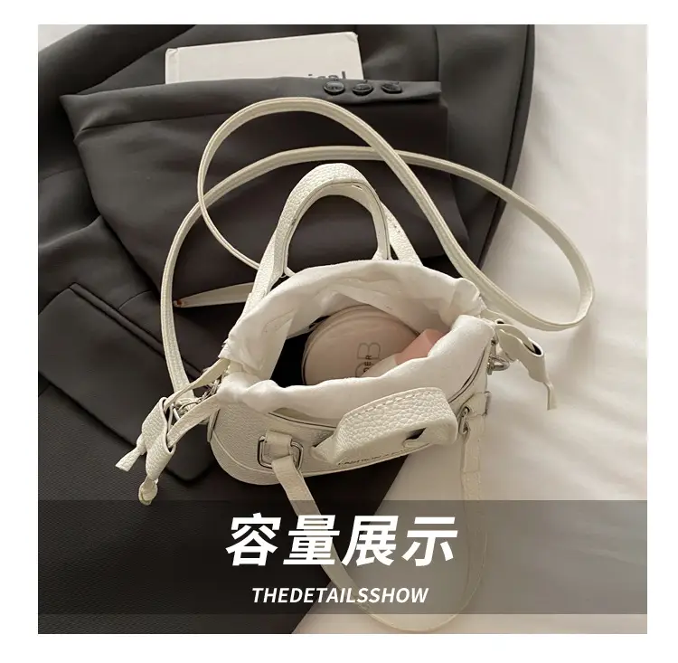 Cute Pink Textured Shoulder Bag for Women — feature 8