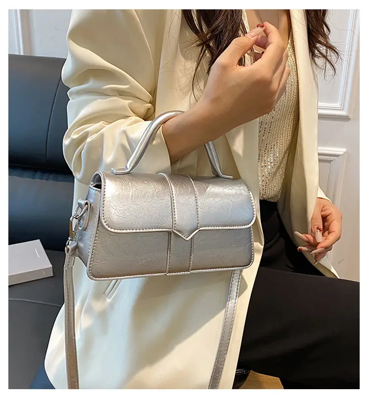 Women Crossbody Bag Brown Leather 2025 Spring Summer — feature 3