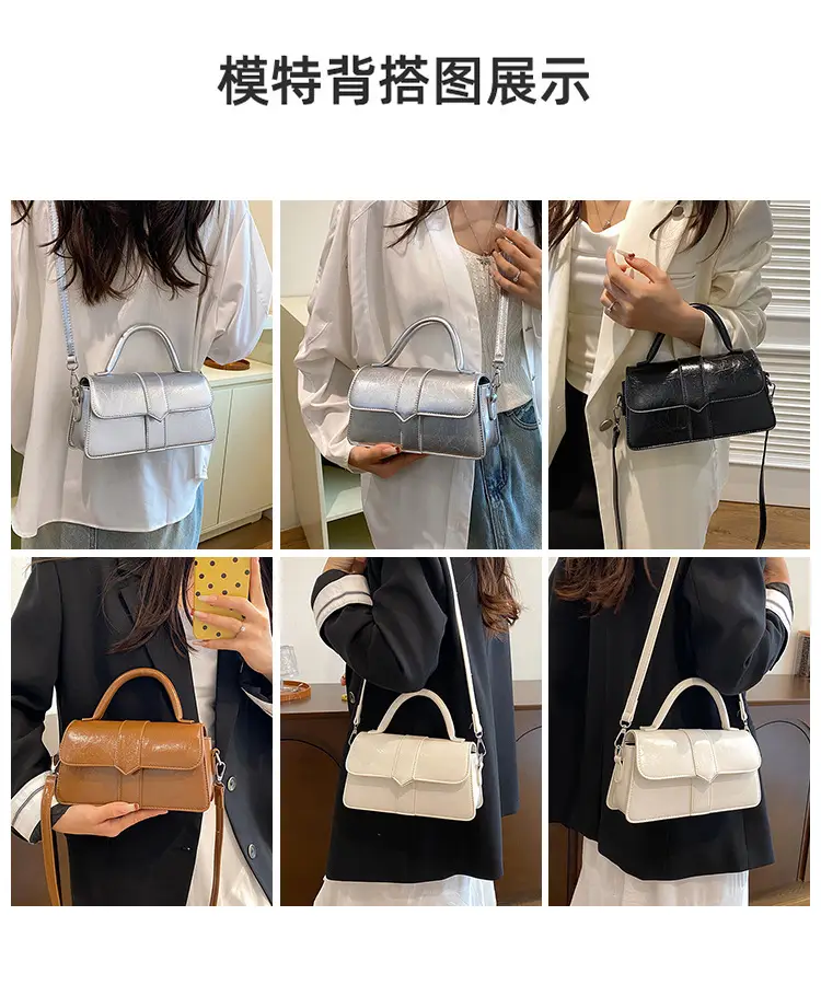 Women Crossbody Bag Brown Leather 2025 Spring Summer — feature 4