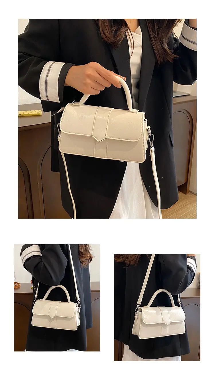 Women Crossbody Bag Brown Leather 2025 Spring Summer — feature 8