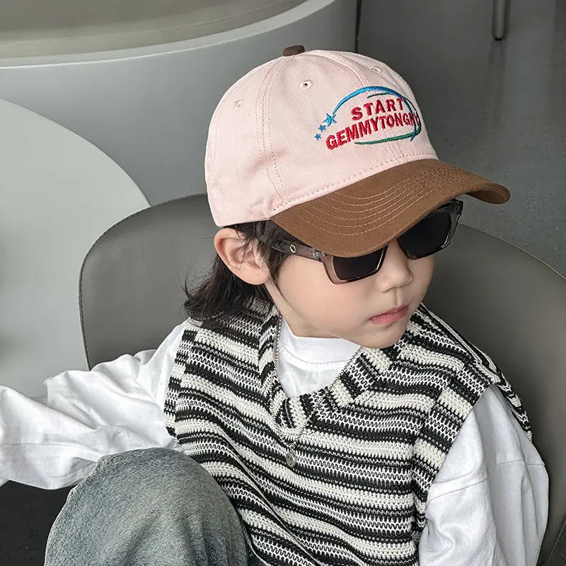 Kids Baseball Caps 2025 Spring Autumn Ins Letter Embroidery - Image 5