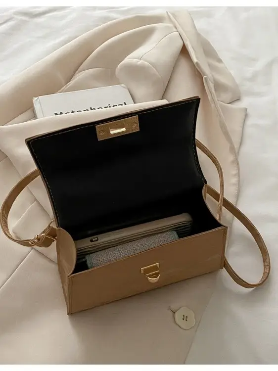 Pink Leather Crossbody Bag for Women Autumn 2025 - Image 8