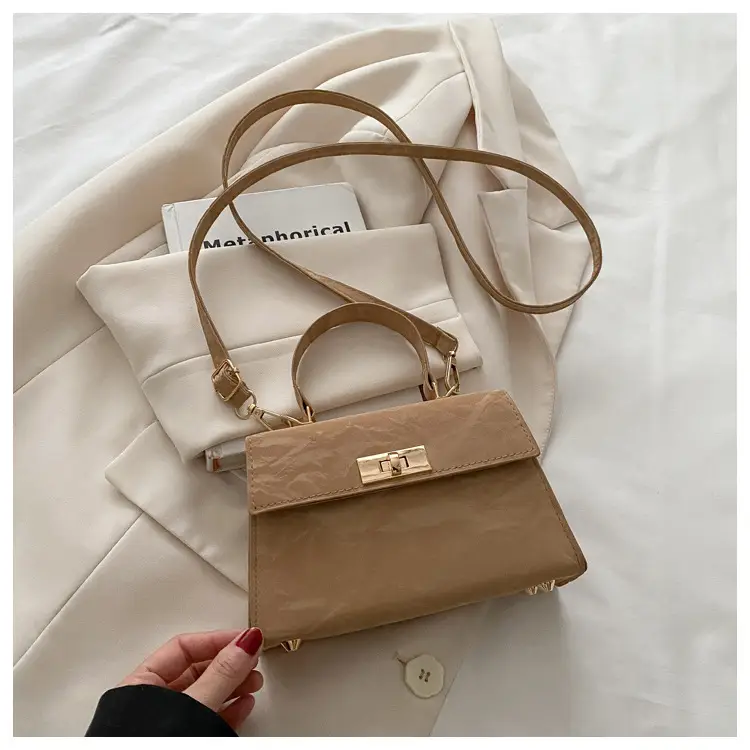 Pink Leather Crossbody Bag for Women Autumn 2025 - Image 3