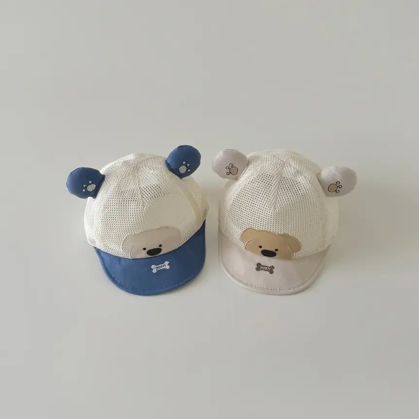 Cute Bear Head Baby Hats Spring Summer 2025 - Image 4