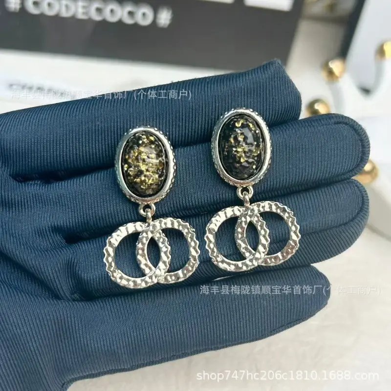 Chanel-Inspired Double C Earrings for Women — feature 7