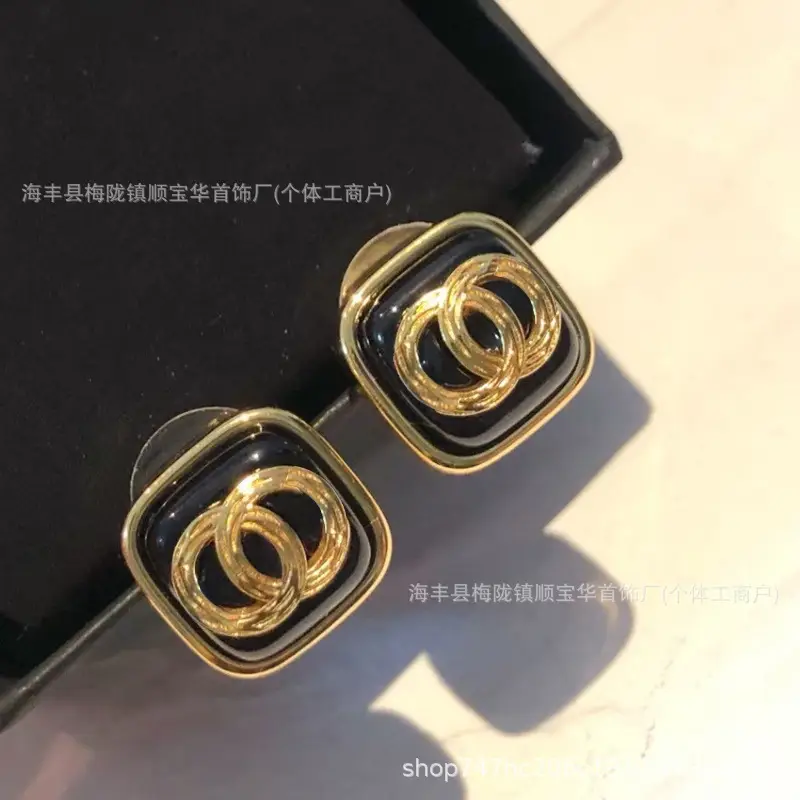 Chanel-Inspired Double C Earrings for Women — feature 9