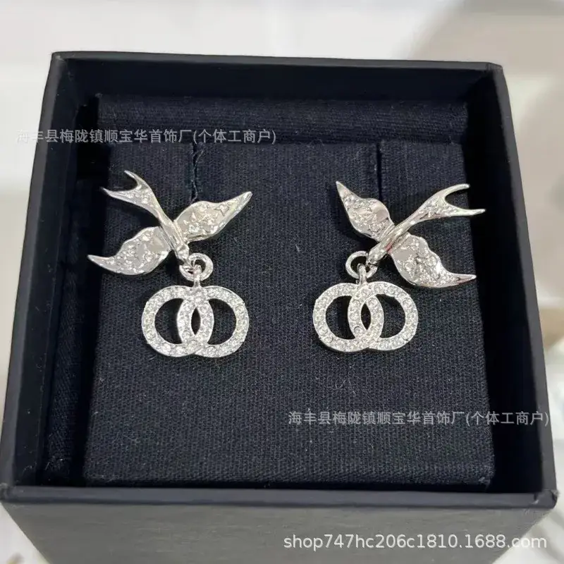 Chanel-Inspired Double C Earrings for Women