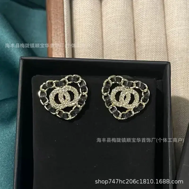Chanel-Inspired Double C Earrings for Women