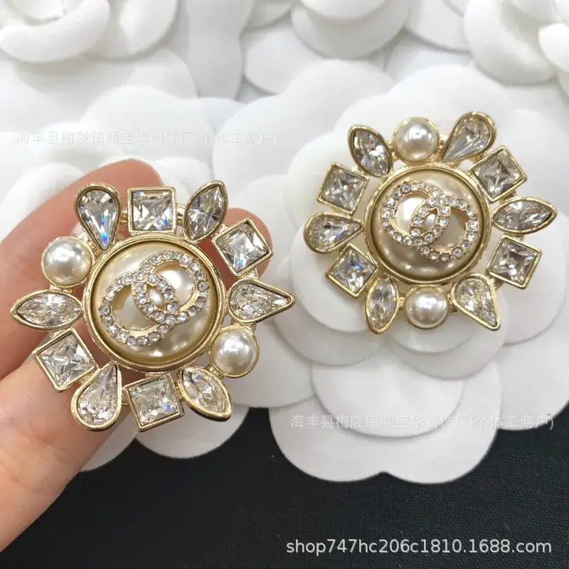Chanel-Inspired Double C Earrings for Women