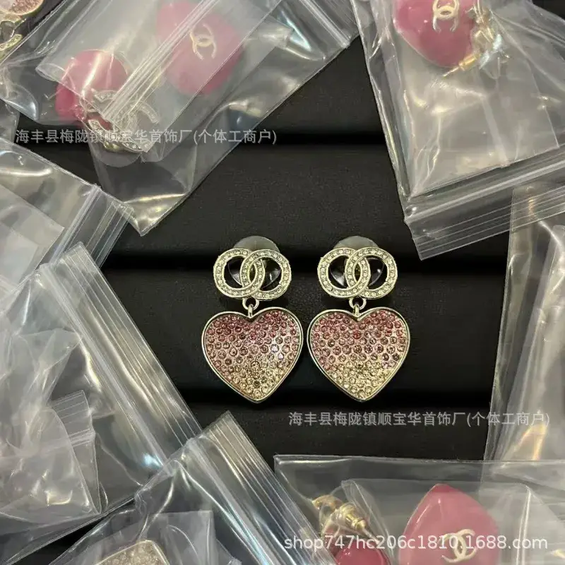 Chanel-Inspired Double C Earrings for Women