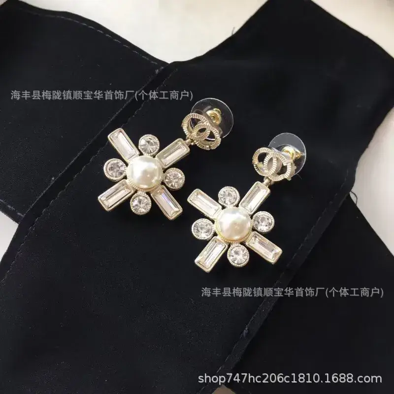 Chanel-Inspired Double C Earrings for Women