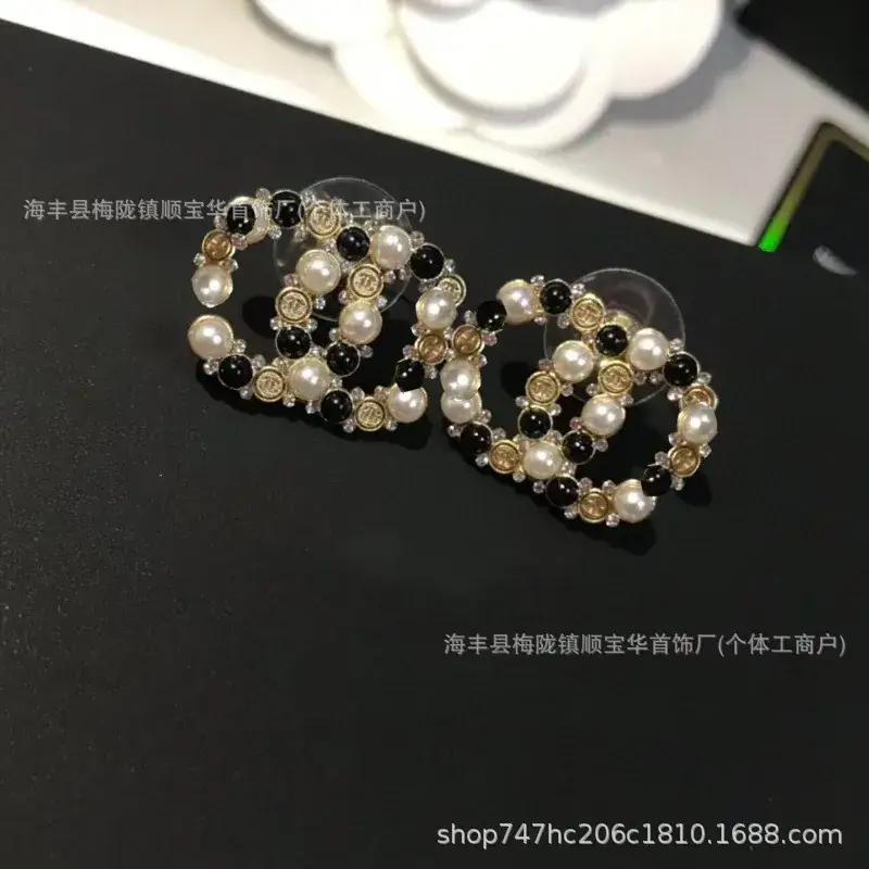 Chanel-Inspired Double C Earrings for Women