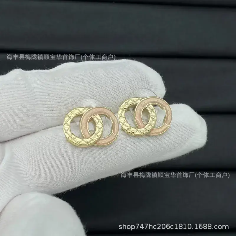 Chanel-Inspired Double C Earrings for Women