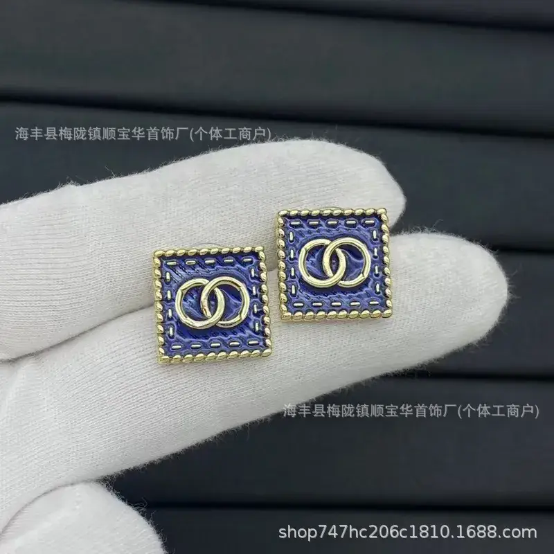 Chanel-Inspired Double C Earrings for Women