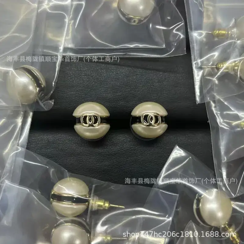 Chanel-Inspired Double C Earrings for Women