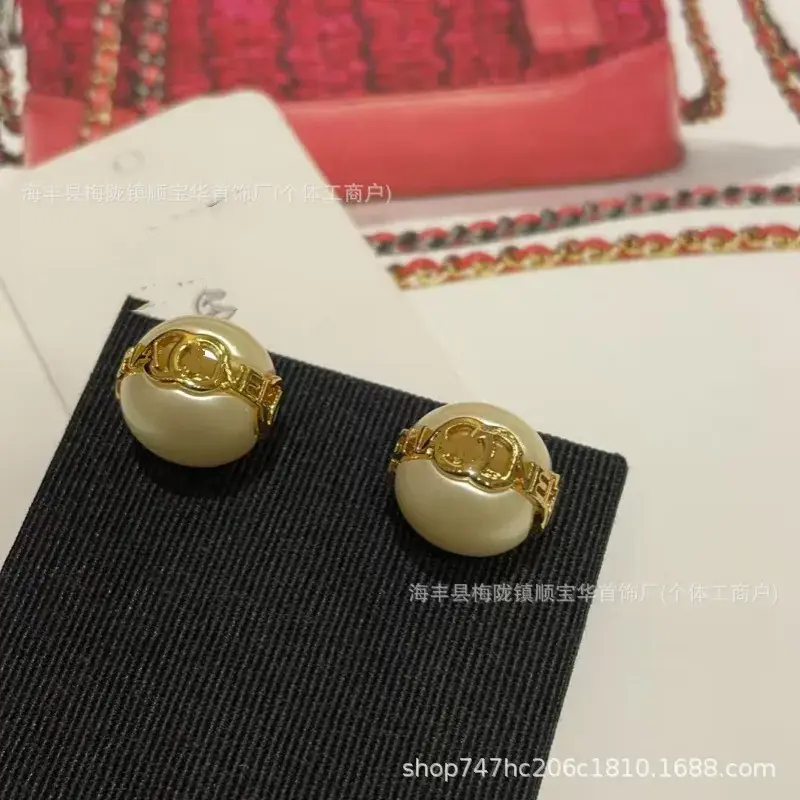 Chanel-Inspired Double C Earrings for Women
