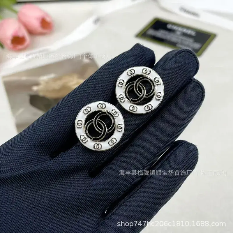 Chanel-Inspired Double C Earrings for Women