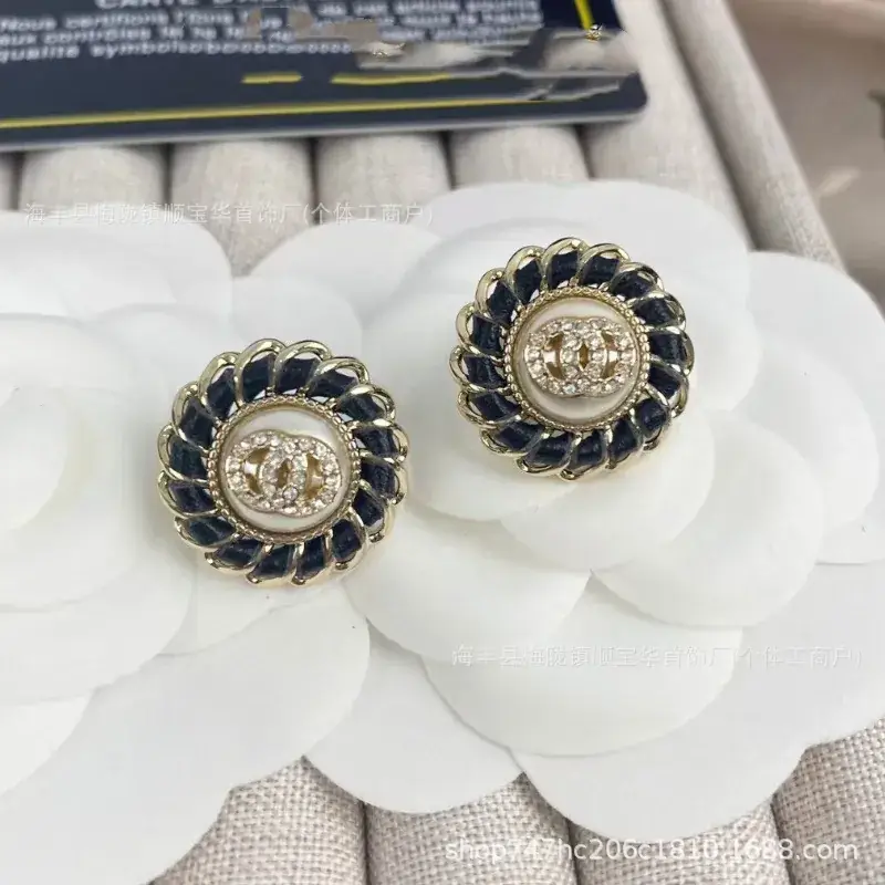 Chanel-Inspired Double C Earrings for Women