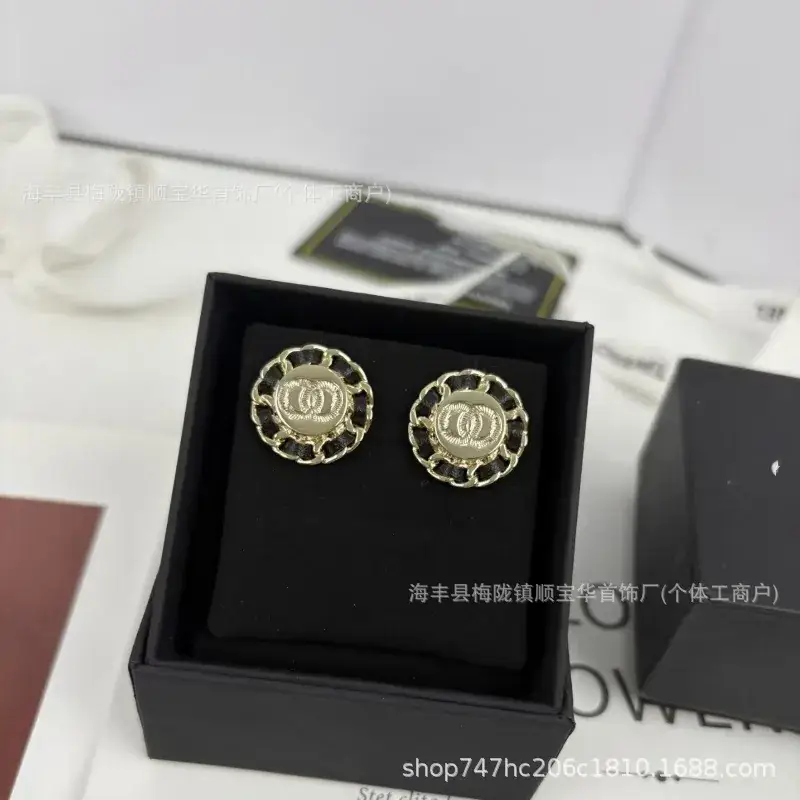 Chanel-Inspired Double C Earrings for Women