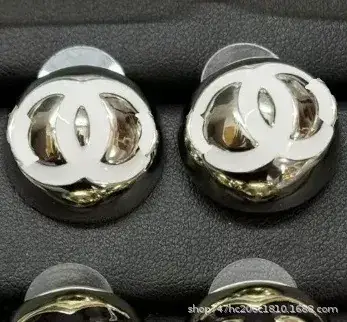 Chanel-Inspired Double C Earrings for Women