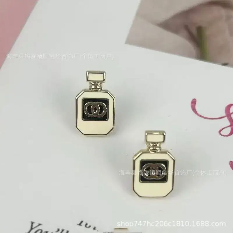 Chanel-Inspired Double C Earrings for Women