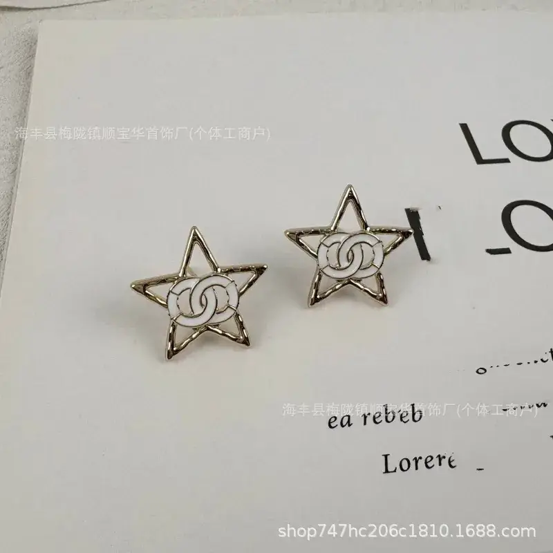 Chanel-Inspired Double C Earrings for Women