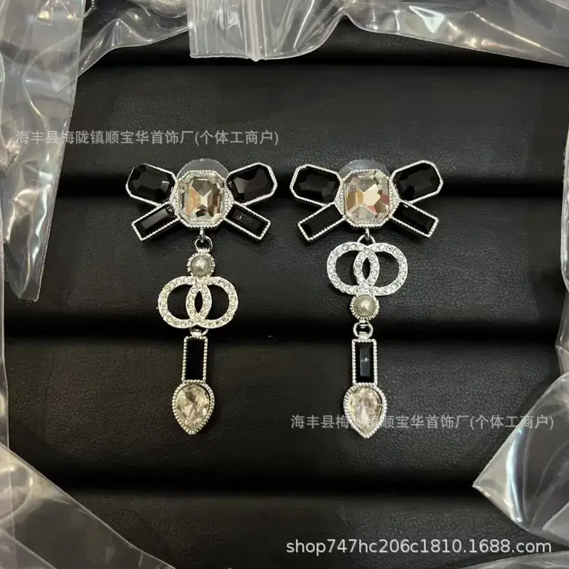 Chanel-Inspired Double C Earrings for Women