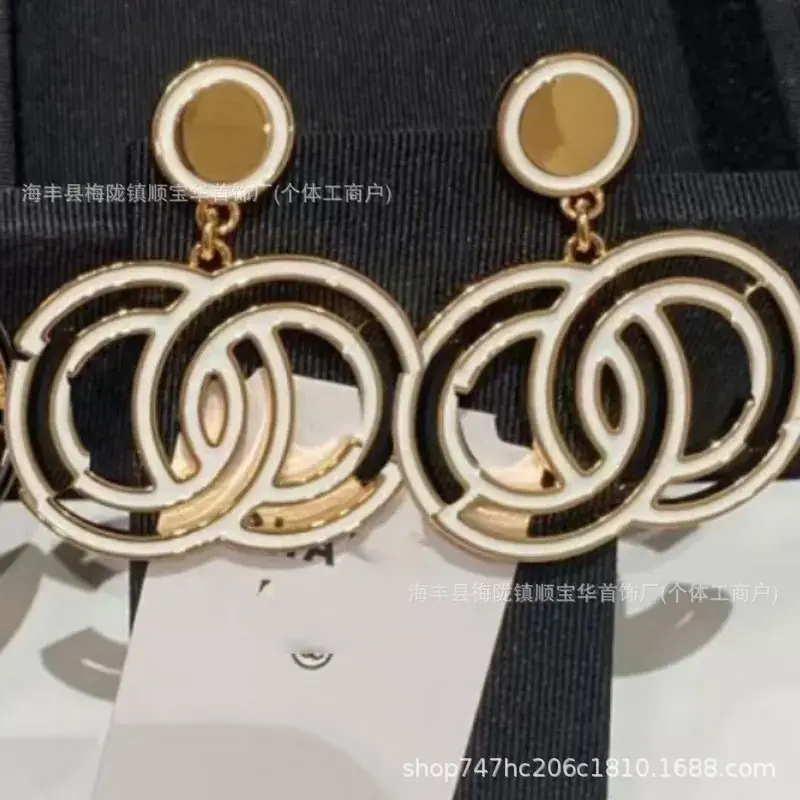 Chanel-Inspired Double C Earrings for Women