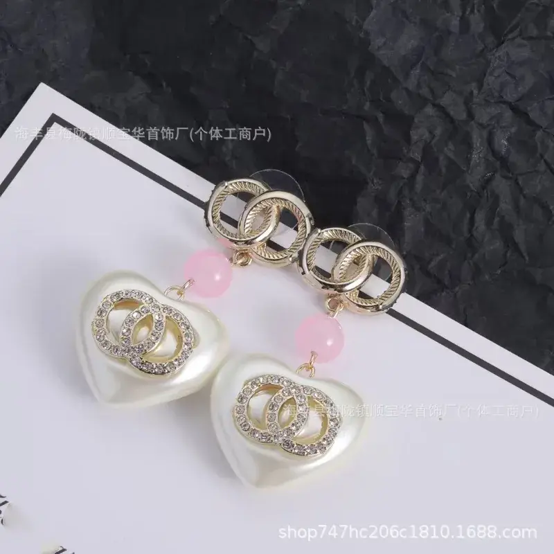 Chanel-Inspired Double C Earrings for Women