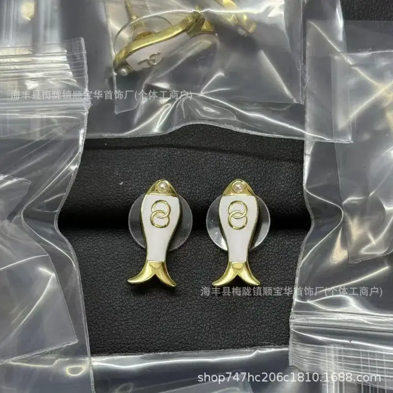Chanel-Inspired Double C Earrings for Women
