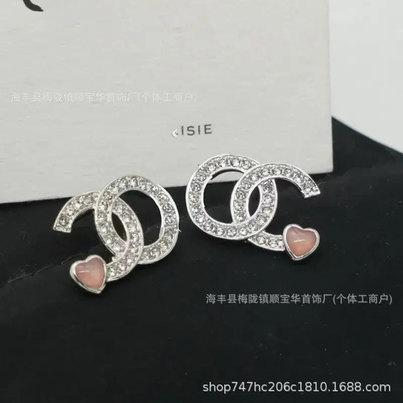 Chanel-Inspired Double C Earrings for Women