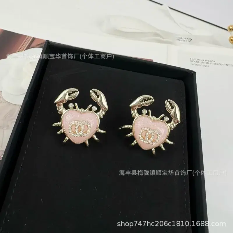 Chanel-Inspired Double C Earrings for Women