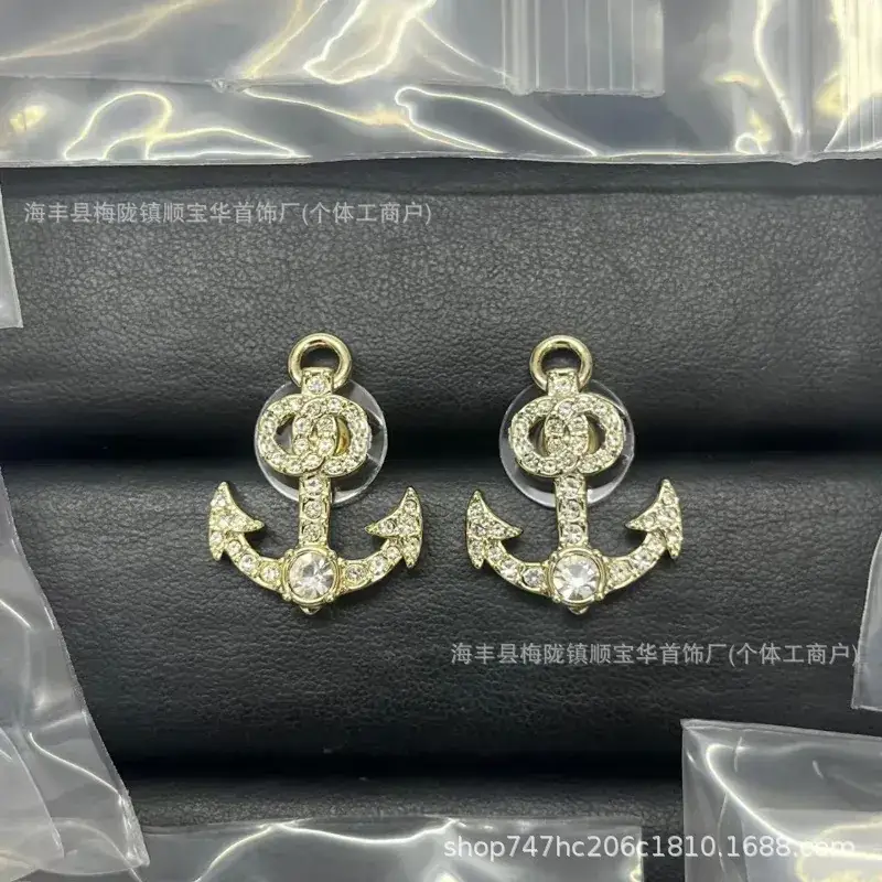 Chanel-Inspired Double C Earrings for Women