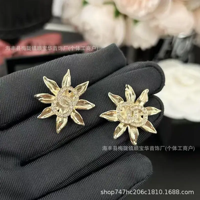 Chanel-Inspired Double C Earrings for Women