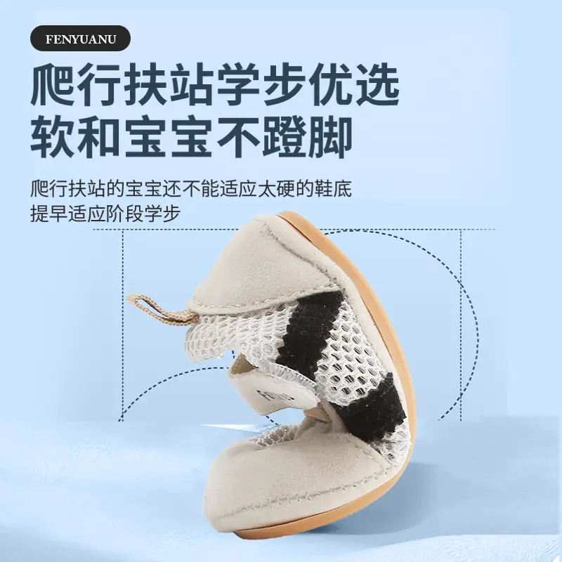 Baby Mesh Sandals Yellow 0-18 Months