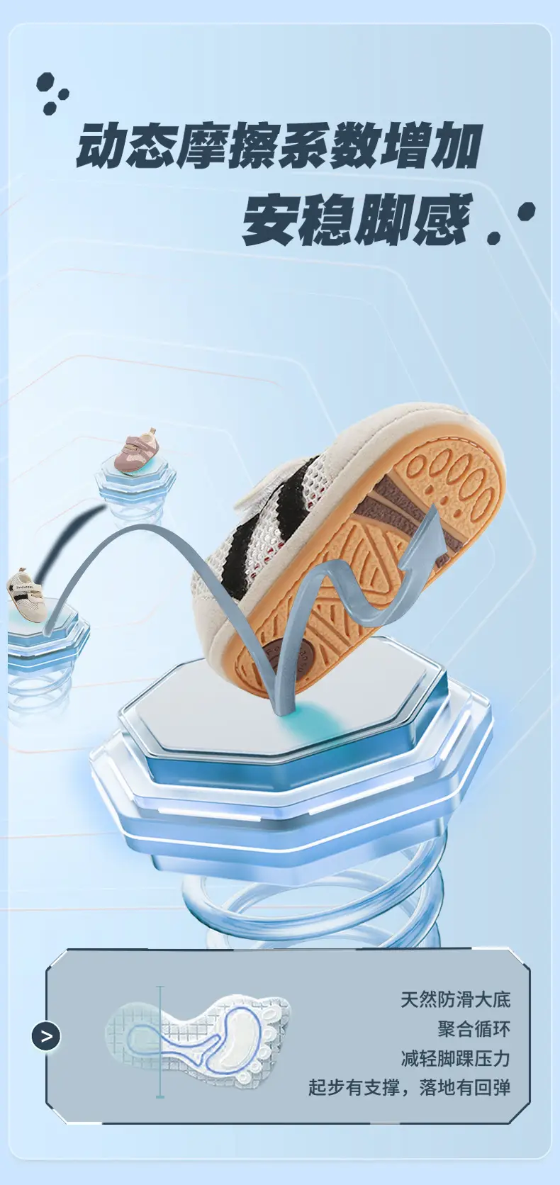 Baby Mesh Sandals Yellow 0-18 Months — feature 14