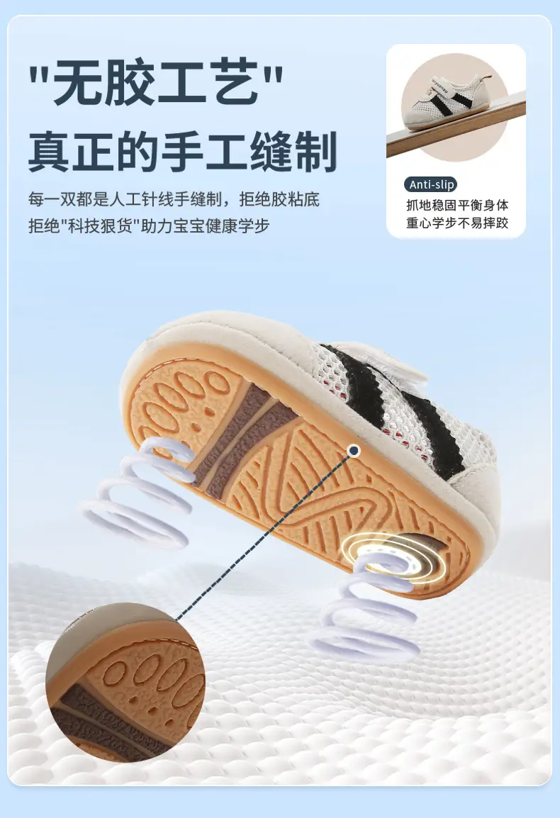 Baby Mesh Sandals Yellow 0-18 Months — feature 17