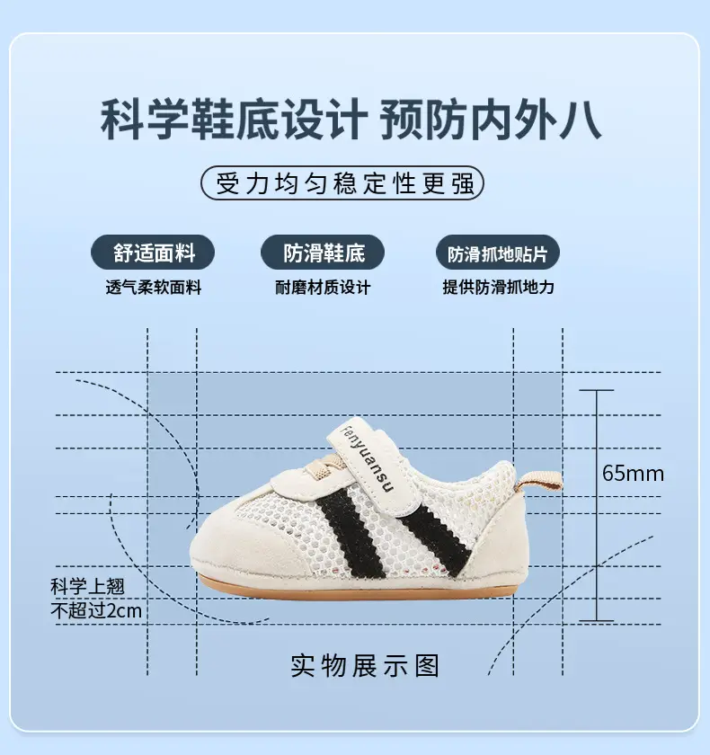 Baby Mesh Sandals Yellow 0-18 Months — feature 22