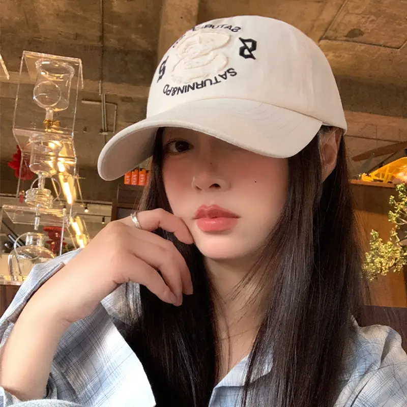 Women Korean Letter Baseball Cap 2026 Spring Summer - Image 5