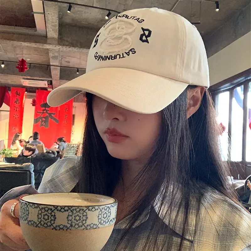 Women Korean Letter Baseball Cap 2026 Spring Summer - Image 6