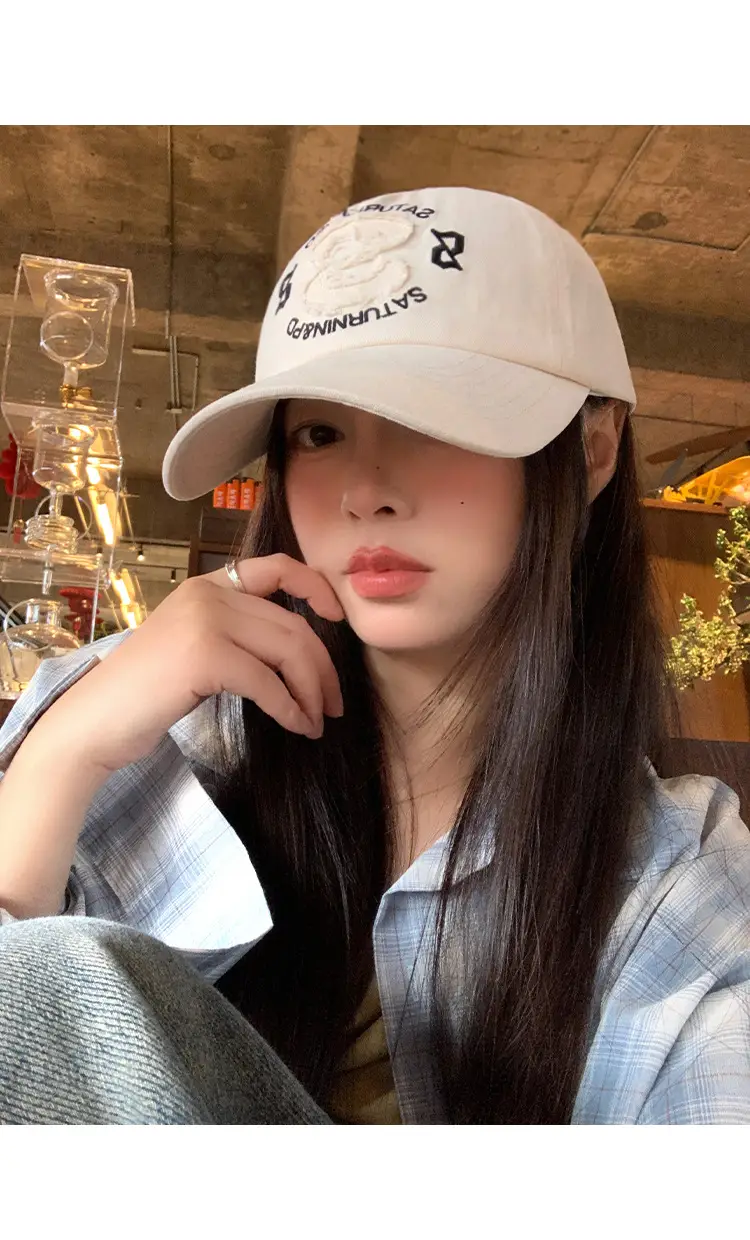 Women Korean Letter Baseball Cap 2026 Spring Summer — feature 7